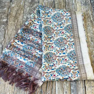 SILK FRINGED SARONG/SCARF