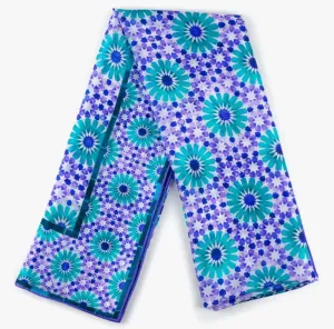Silk Purple Star Print