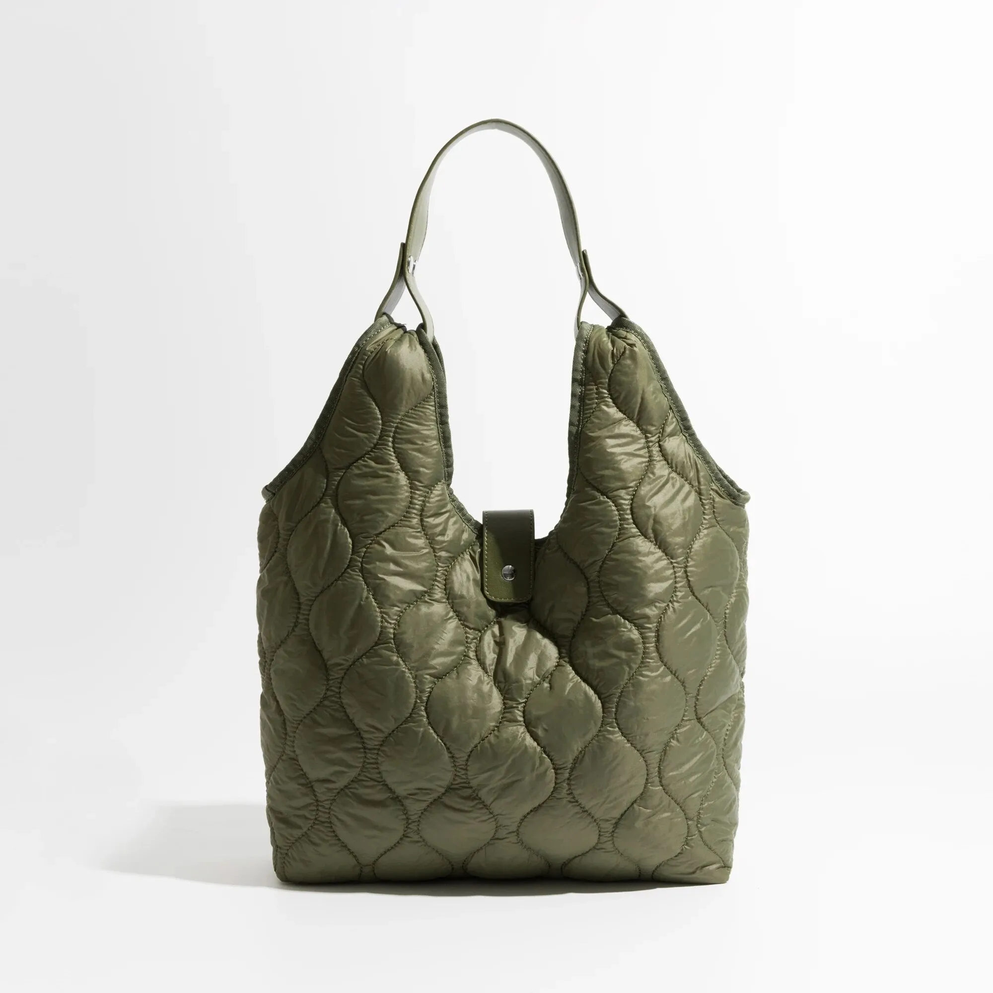 Sirke Quilted Puffer Hobo Bag