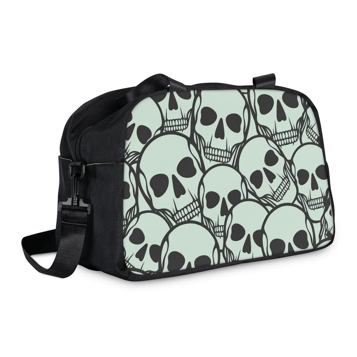 Skulls With Shoes Compartment Fitness Bag