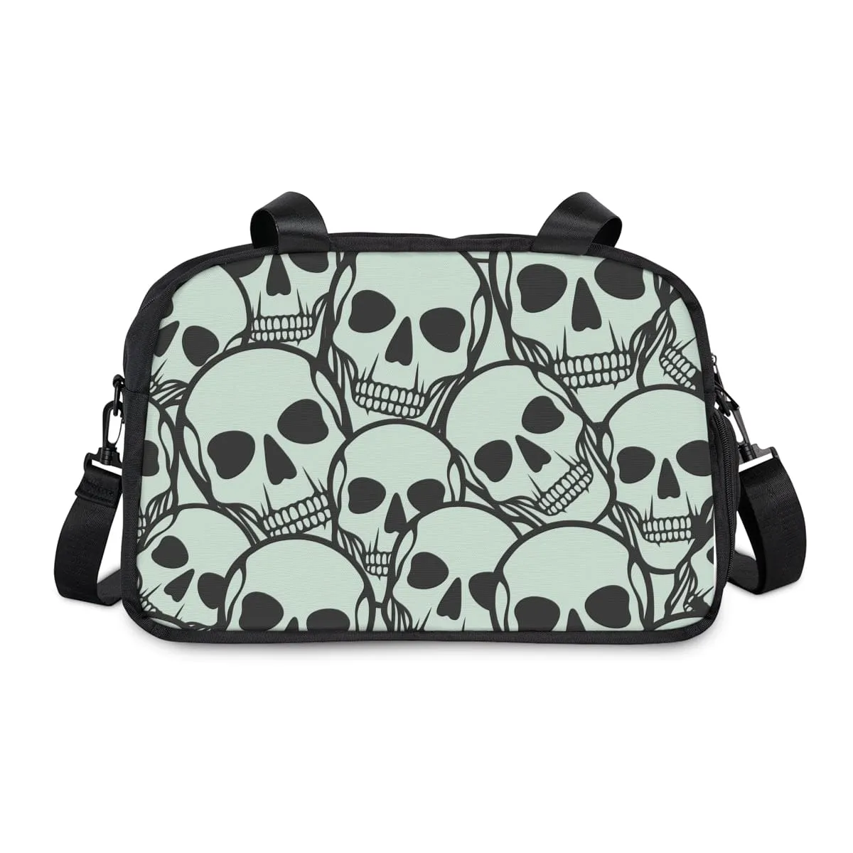 Skulls With Shoes Compartment Fitness Bag