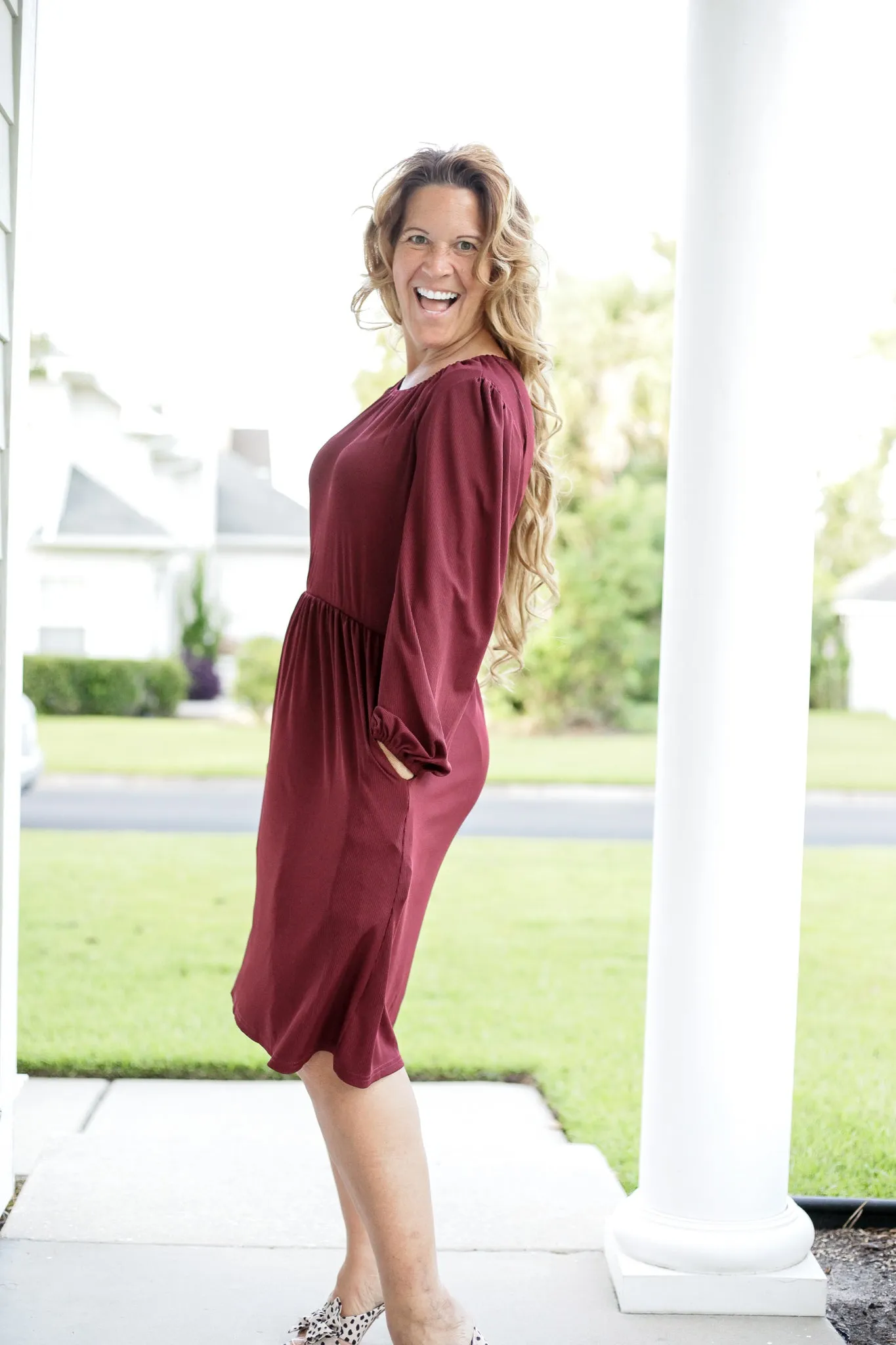 Slinky Ribbed Dress
