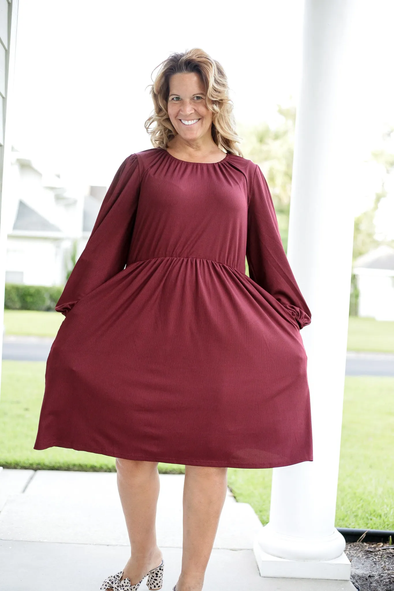 Slinky Ribbed Dress
