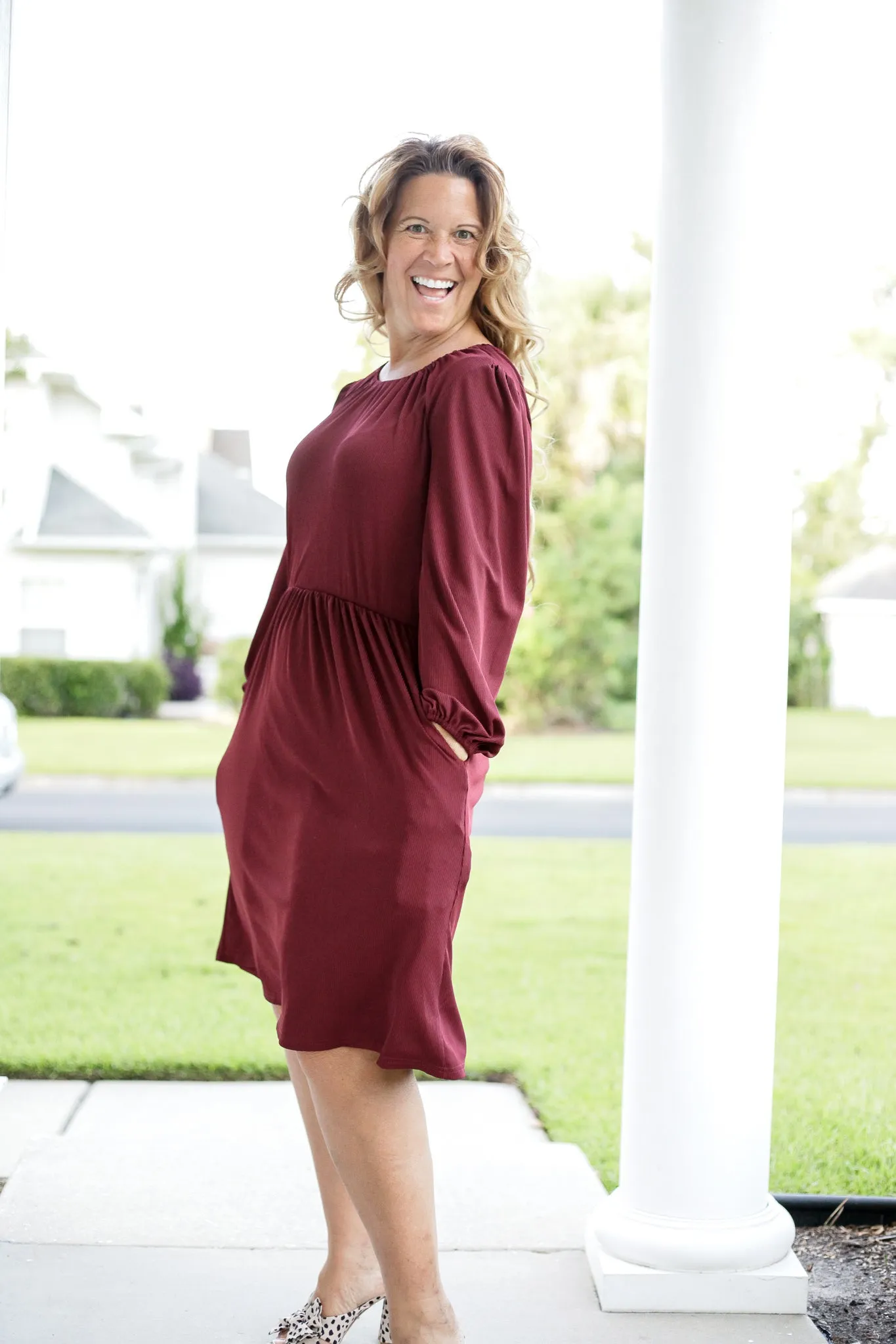 Slinky Ribbed Dress
