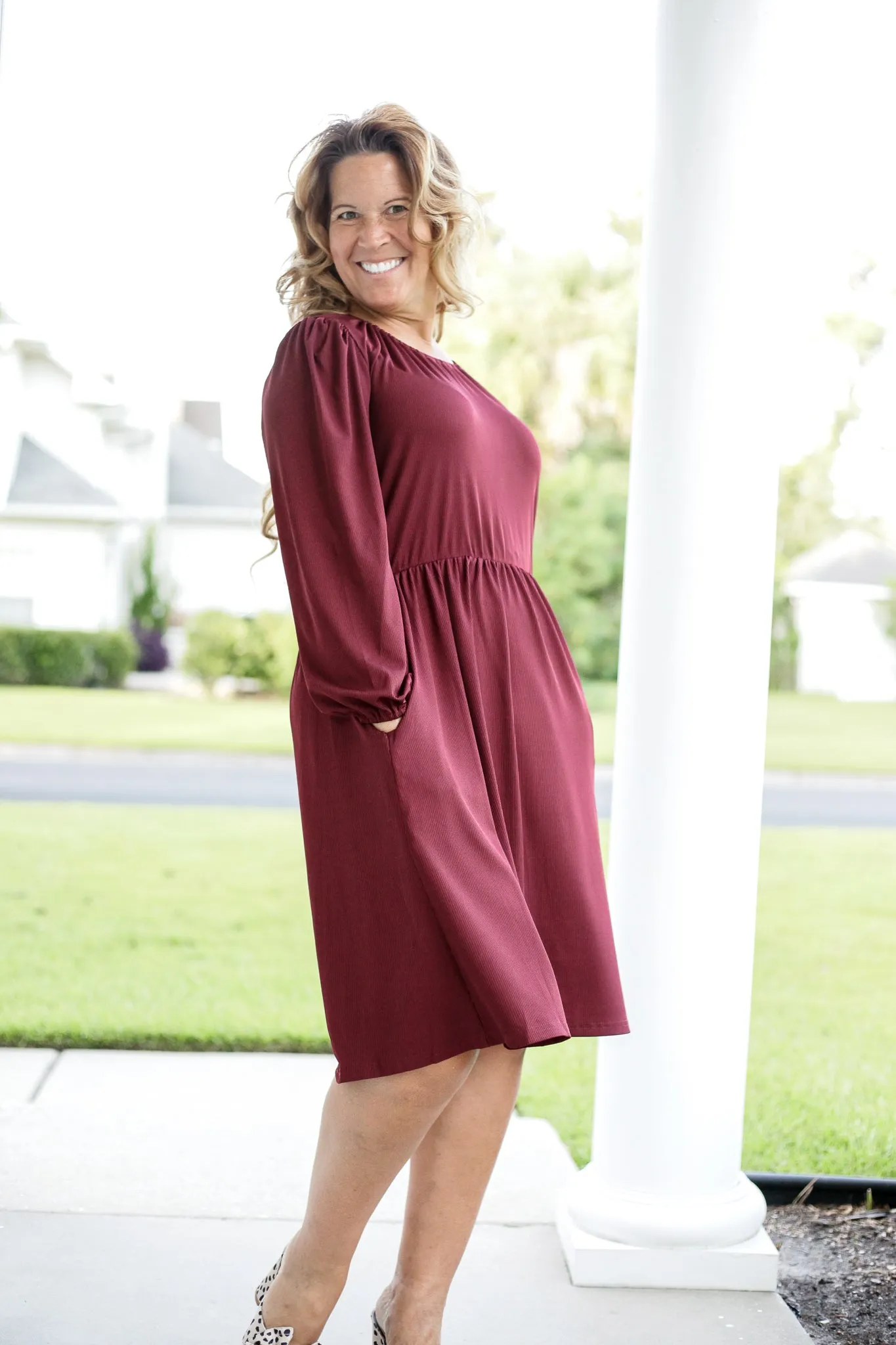 Slinky Ribbed Dress