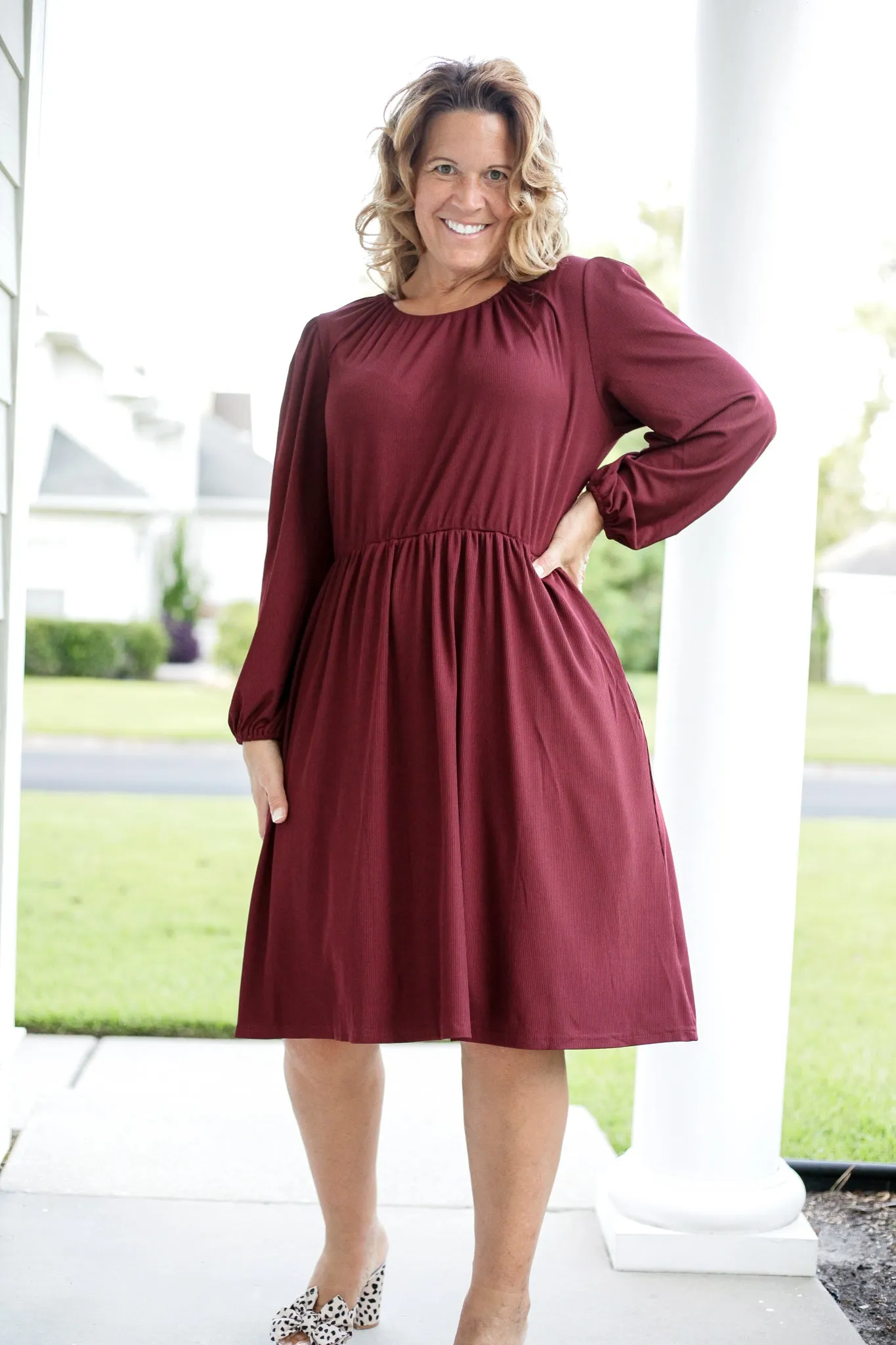 Slinky Ribbed Dress