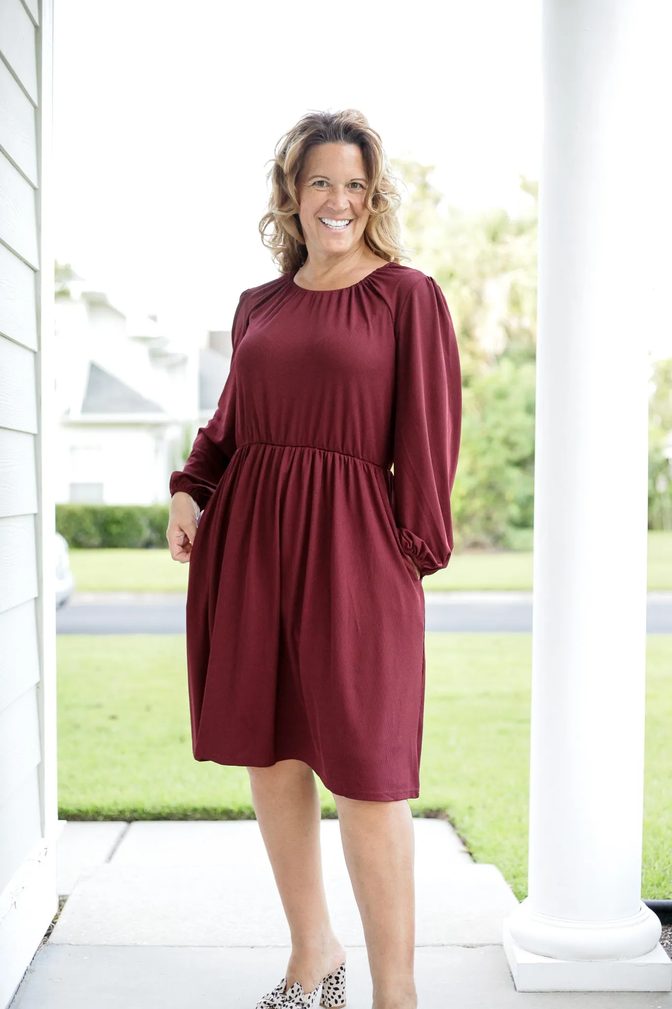 Slinky Ribbed Dress