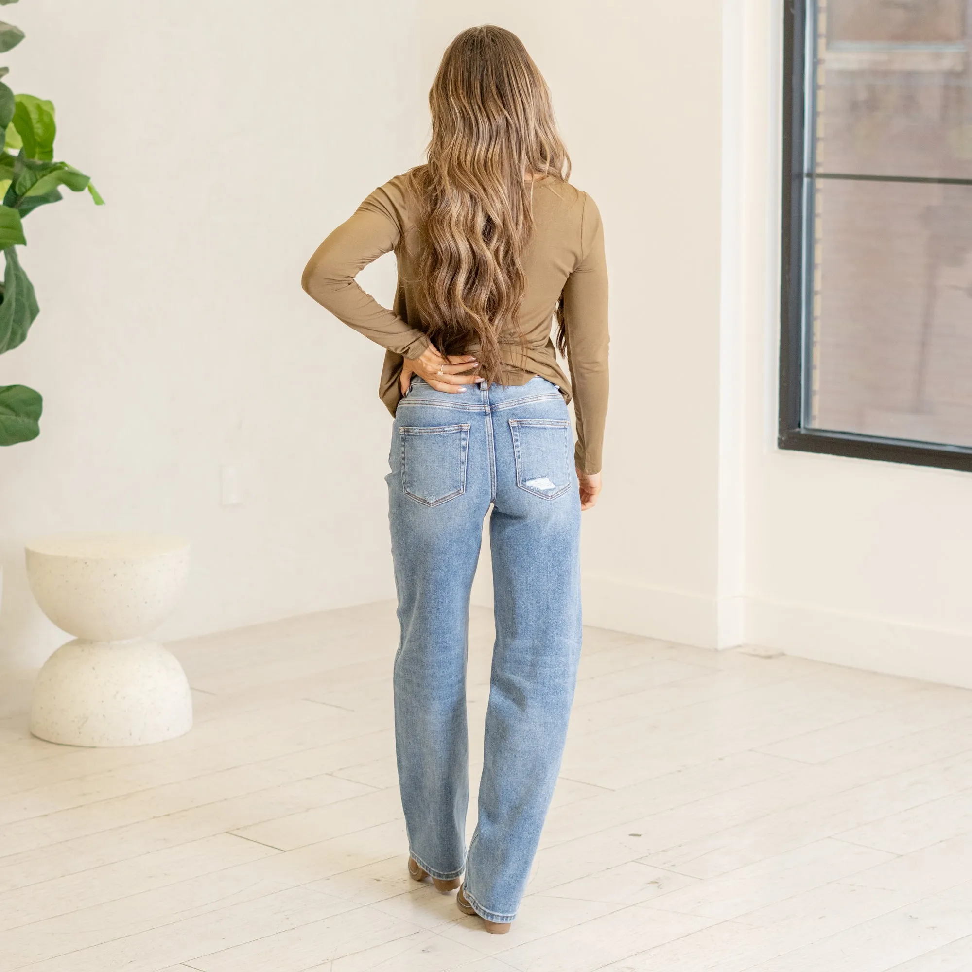 Socialite High Rise Baggy Wide Leg Regular & Plus Sizes