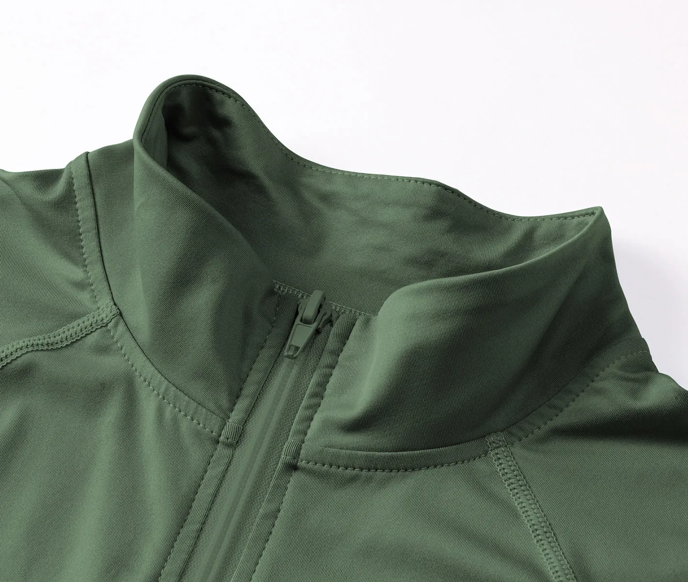 Stand Collar Full Zip Track Jacket