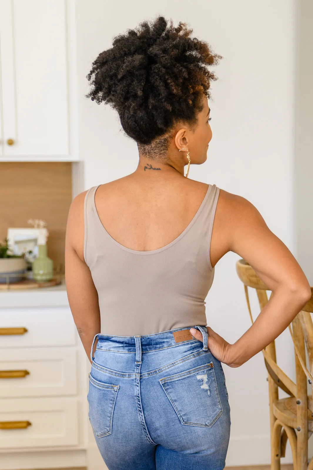 Start From Scratch Basics Bodysuit In Light Mocha