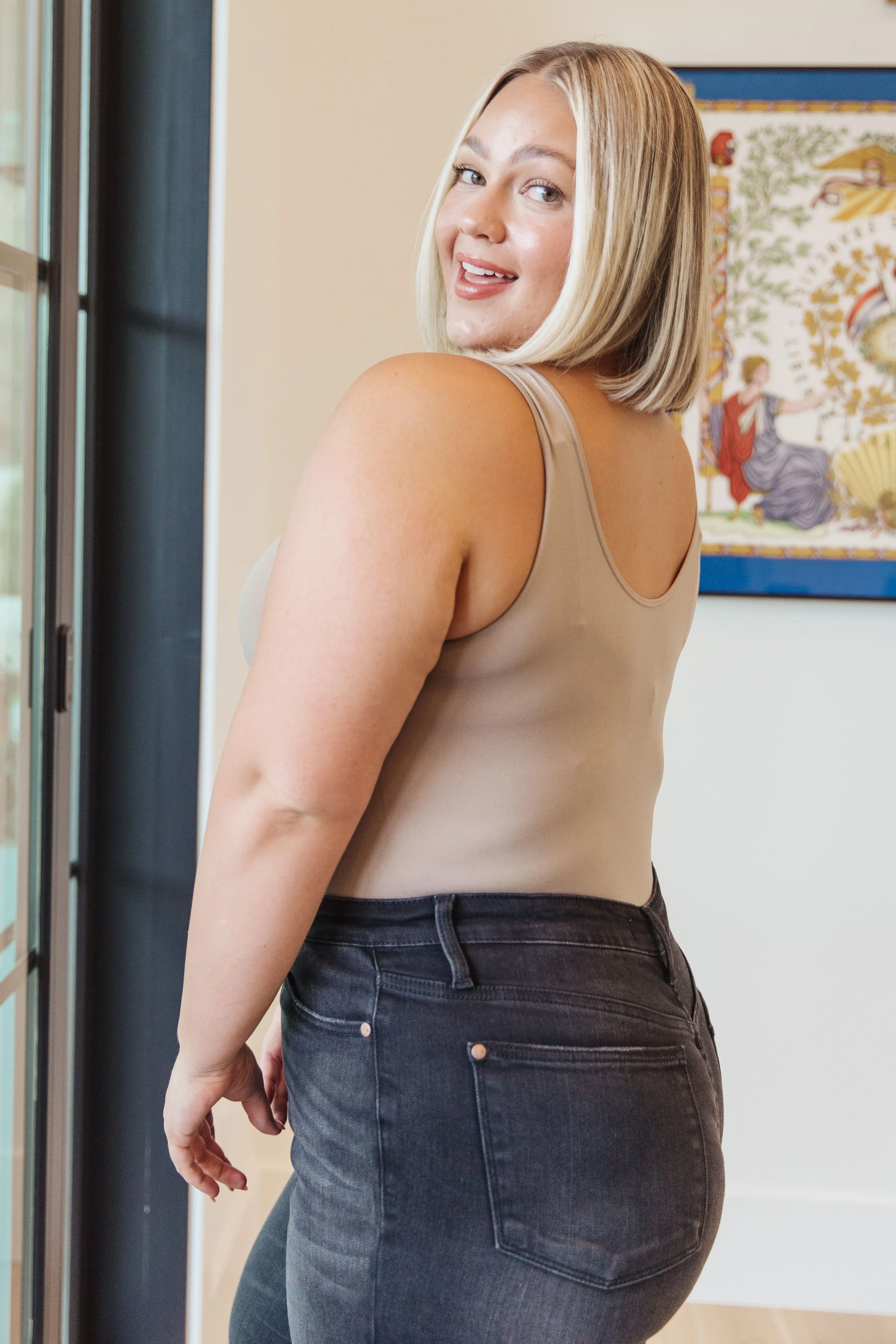 Start From Scratch Basics Bodysuit In Light Mocha