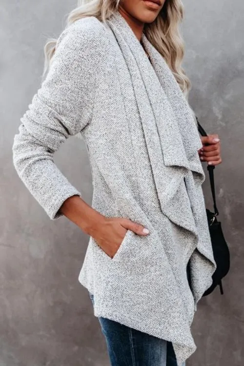 Stunncal Irregularity Lapel Collar Jackets
