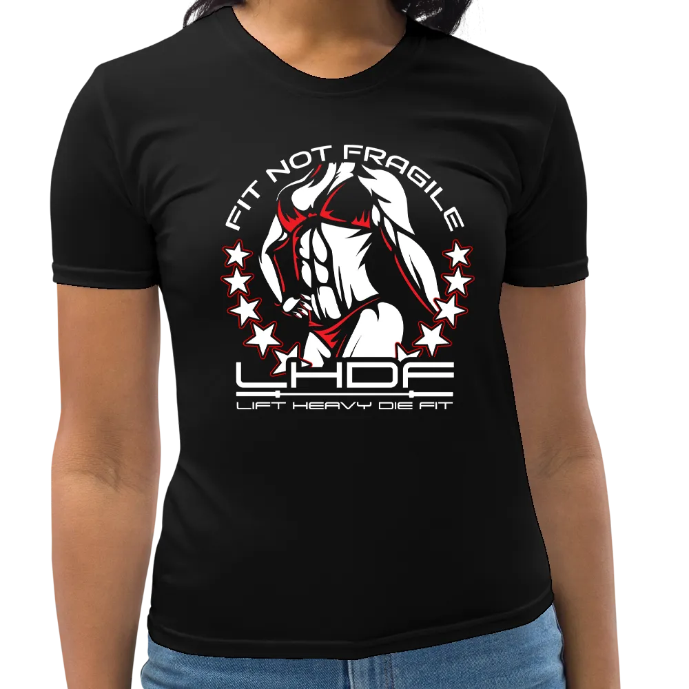 Stylish and Strong: Fit Not Fragile Women's Shirt - Empowering Fitness and Health with Premium Quality Fabric