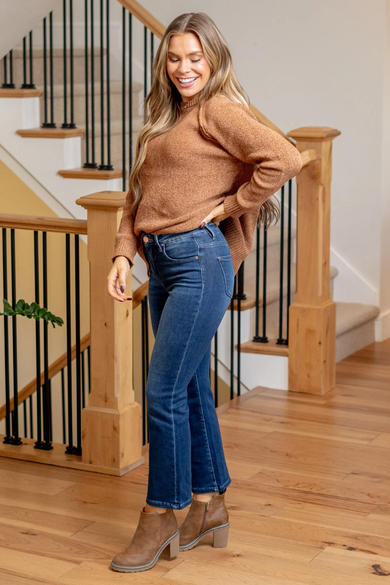 Sunday Morning Tummy Control Top High Rise Boot Cut Regular & Plus Sizes