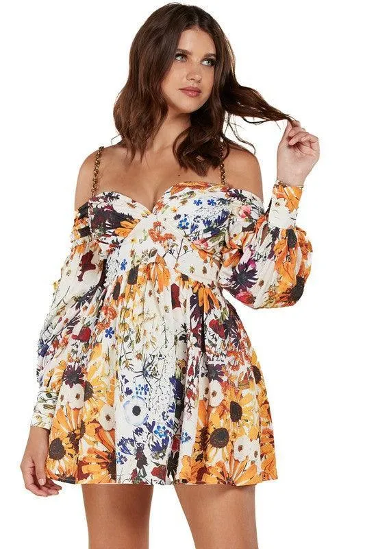 SUNFLOWER MINI DRESS