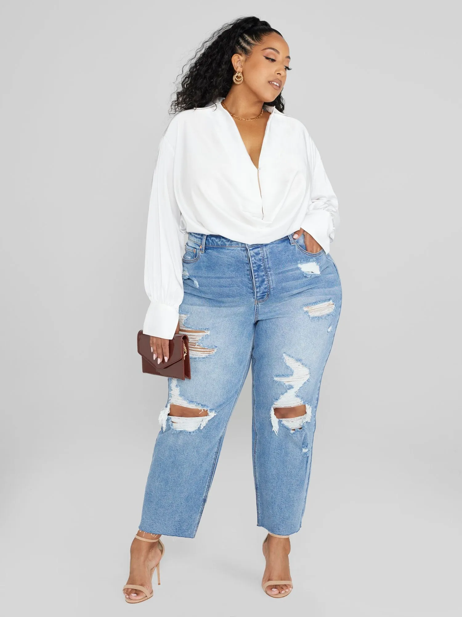 Tania Cowl Neck Blouse