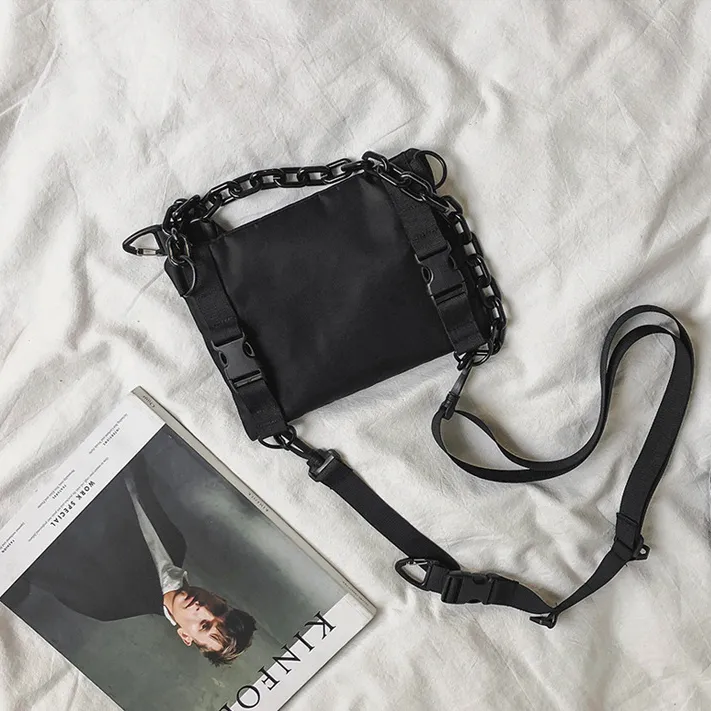 Techwear Chain Cross body Bag