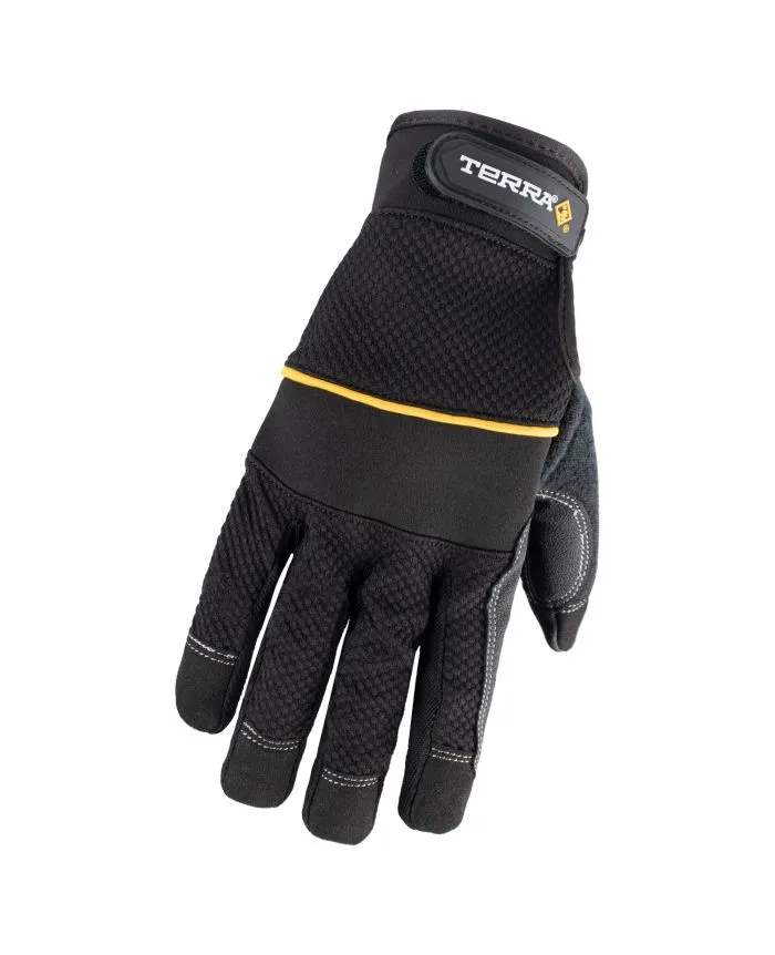 Terra Lightweight Performance Gloves - Breathable, Touchscreen Compatible, Durable Dexterity for Outdoor Work & DIY