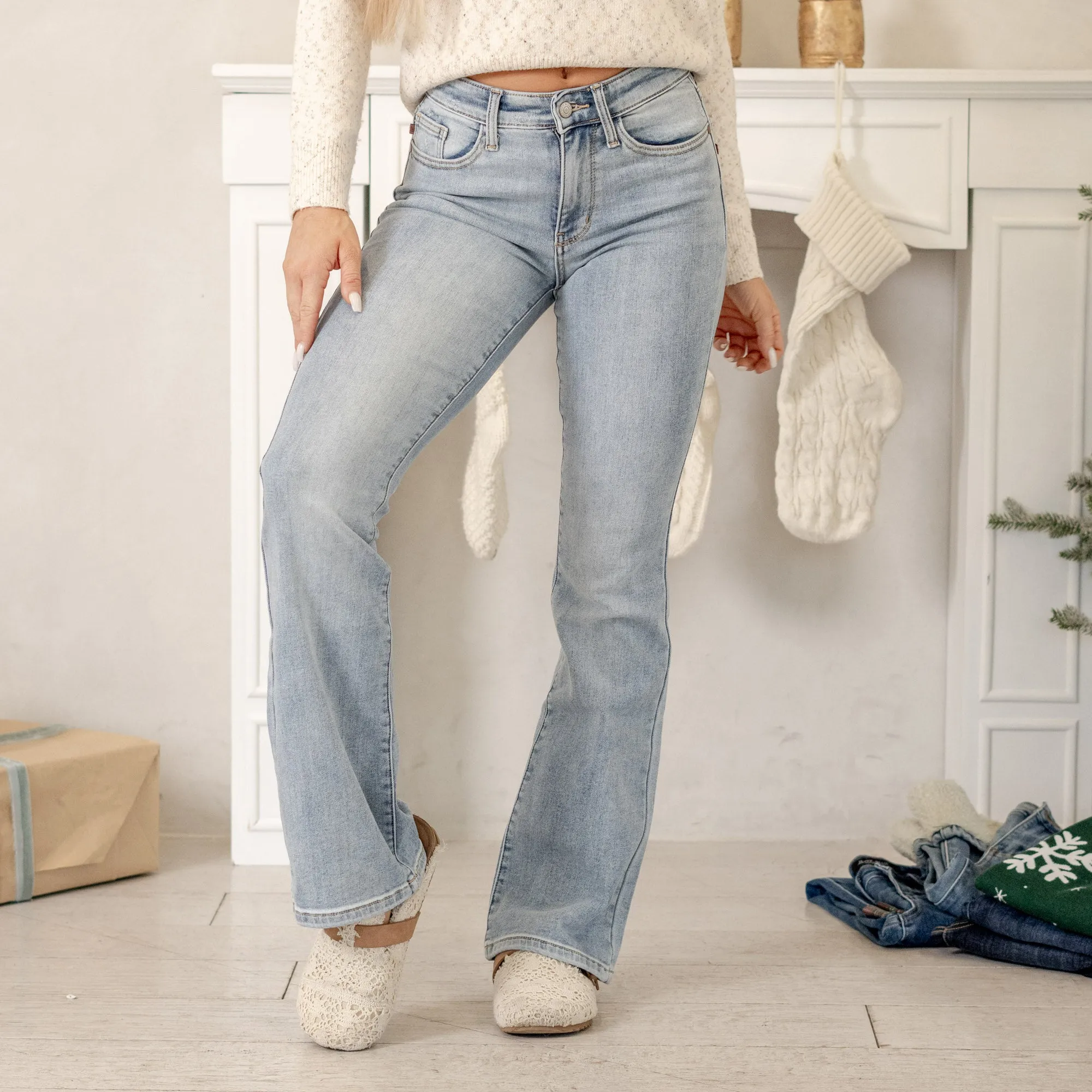 Thermadenim Mid Rise Boot Cut Regular & Plus Sizes