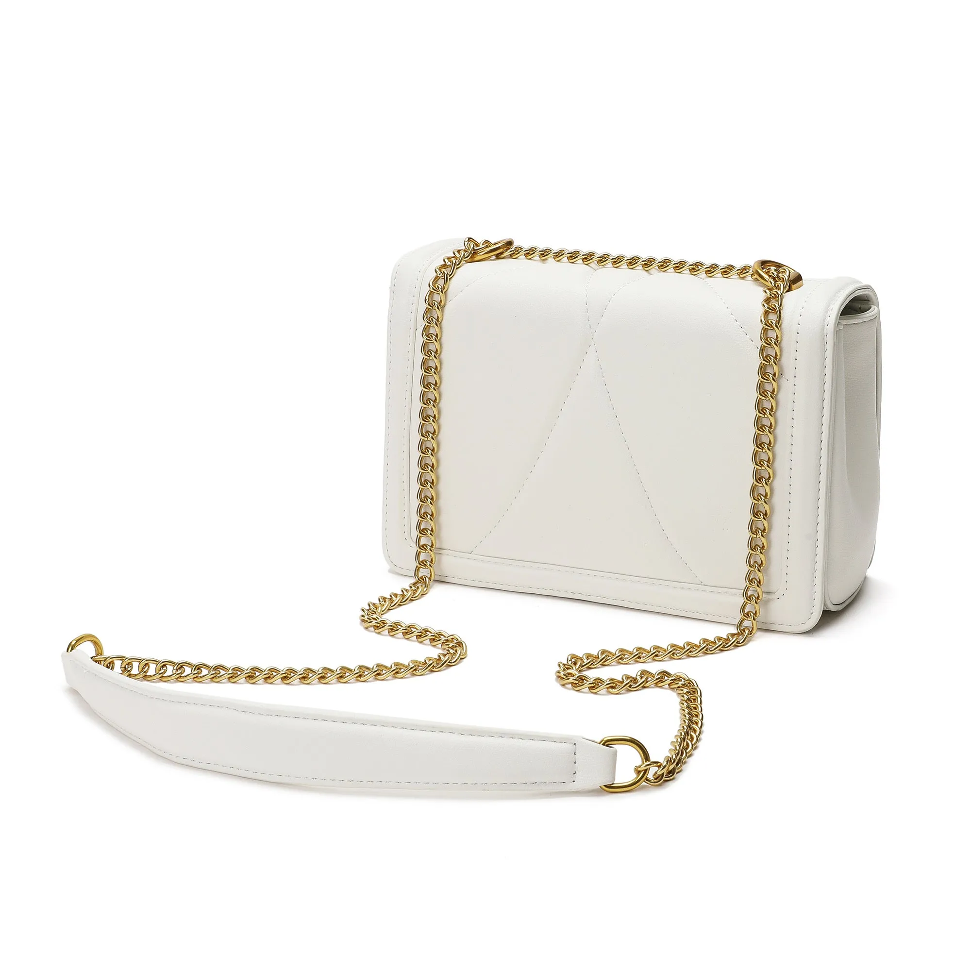Tiffany & Fred Quilted Sheepskin Heart Shaped Hardware