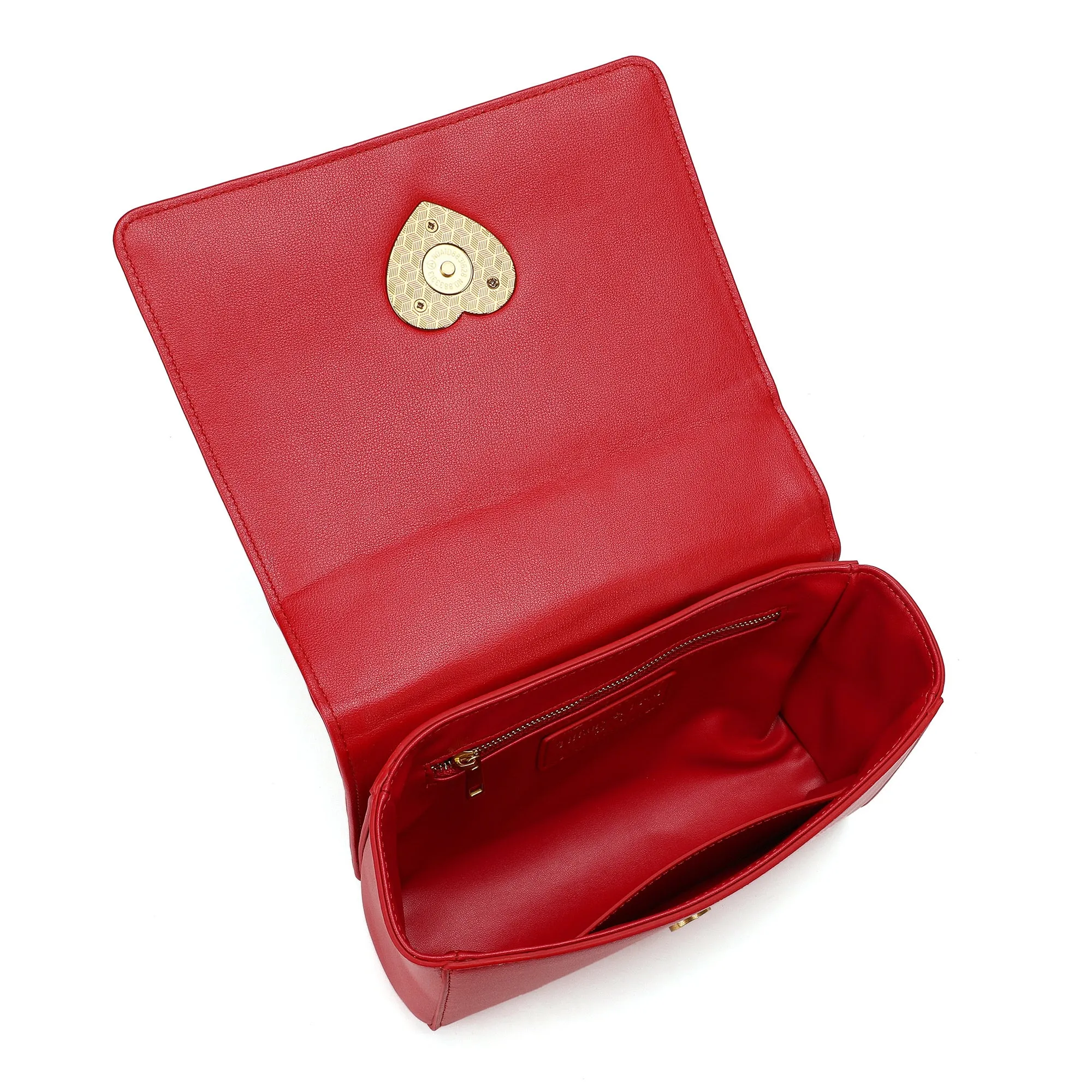 Tiffany & Fred Quilted Sheepskin Heart Shaped Hardware