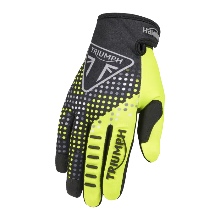 Triumph Roller MX Glove - Fluro/Black