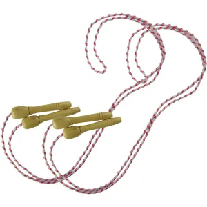 Tuftex 7ft Cotton Skipping Ropes with Wooden Handles | 12 Pack