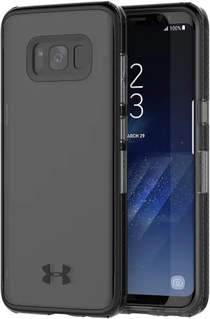 Under Armour UA Protect Verge Case For Galaxy S8, Translucent Smoke / Black / Black Metallic Logo