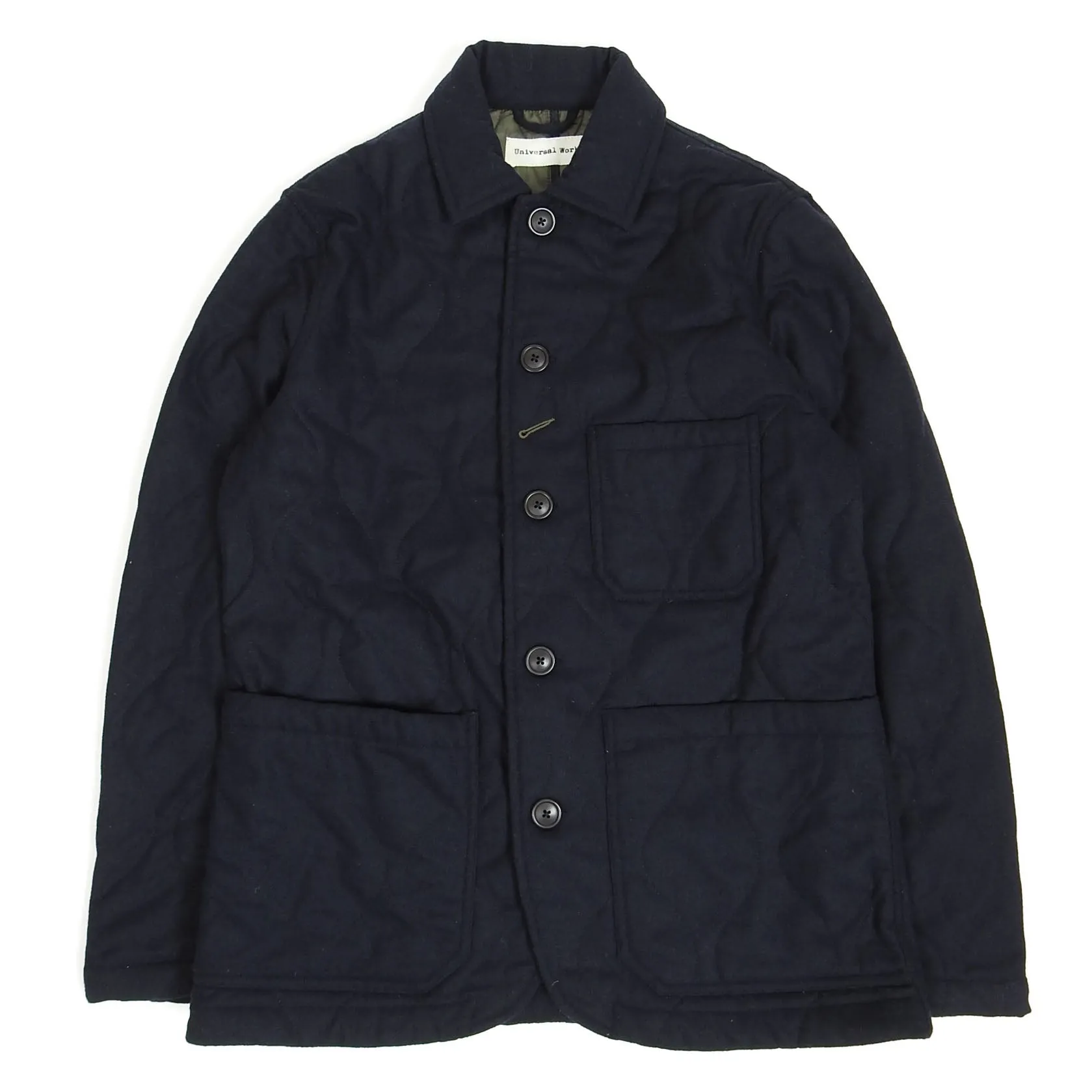 Universal Works Quilted Bakers Jacket Size Medium