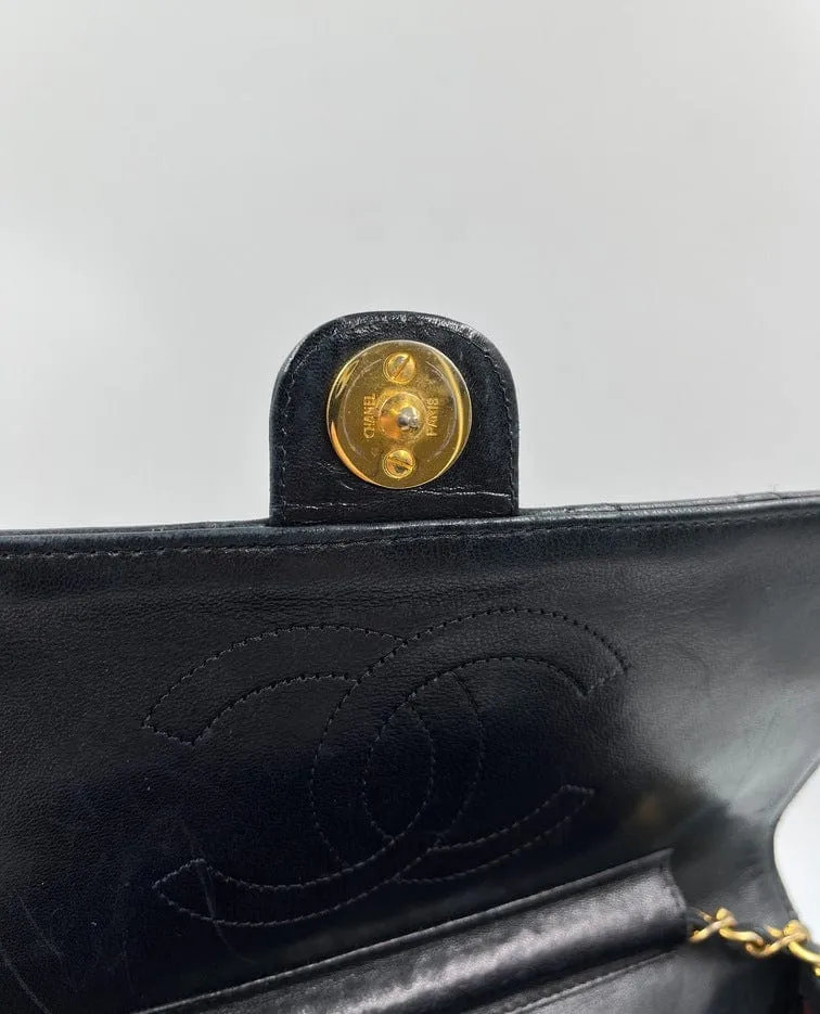 Vintage Black Chanel Flap Bag