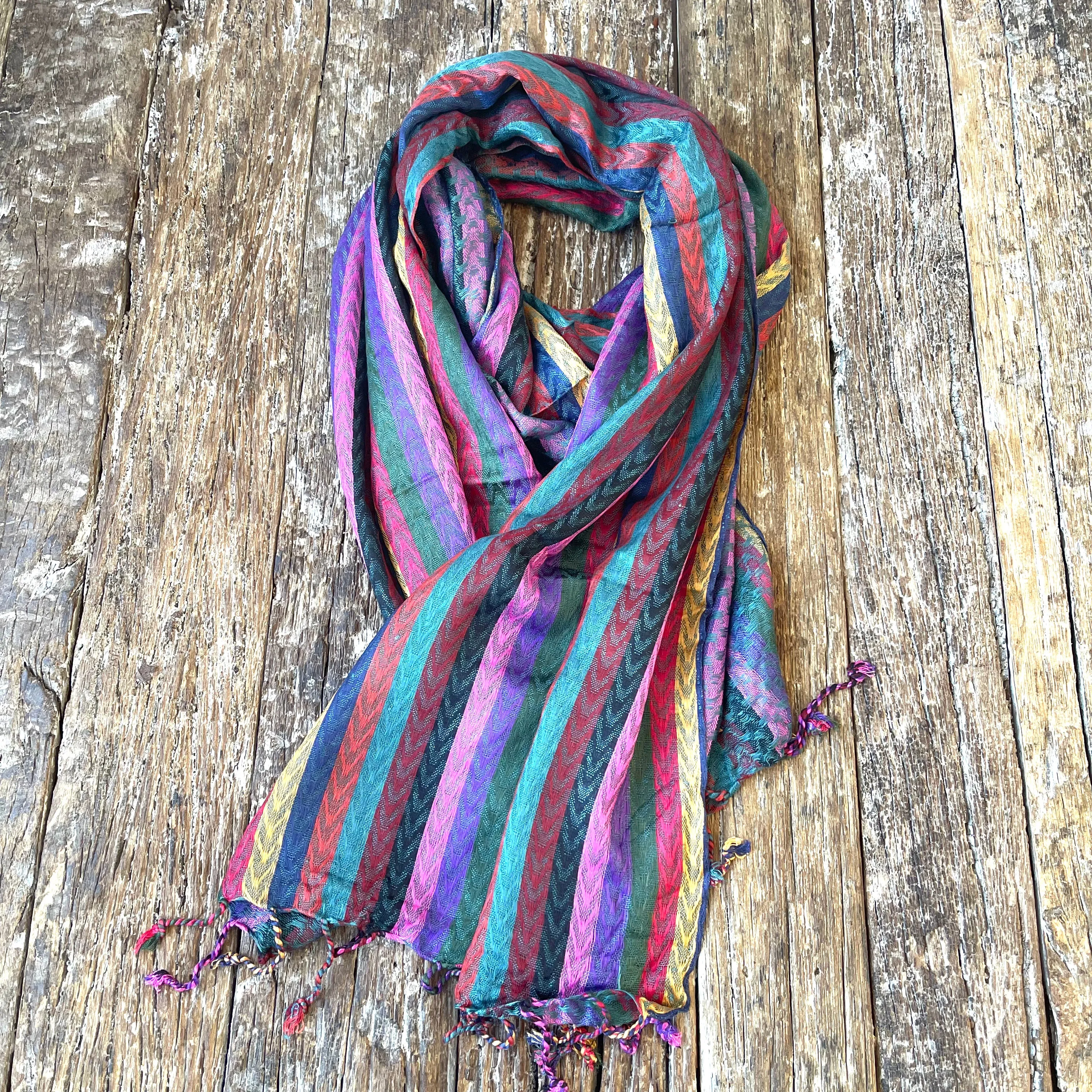 VISCOSE SCARF 180X50CM