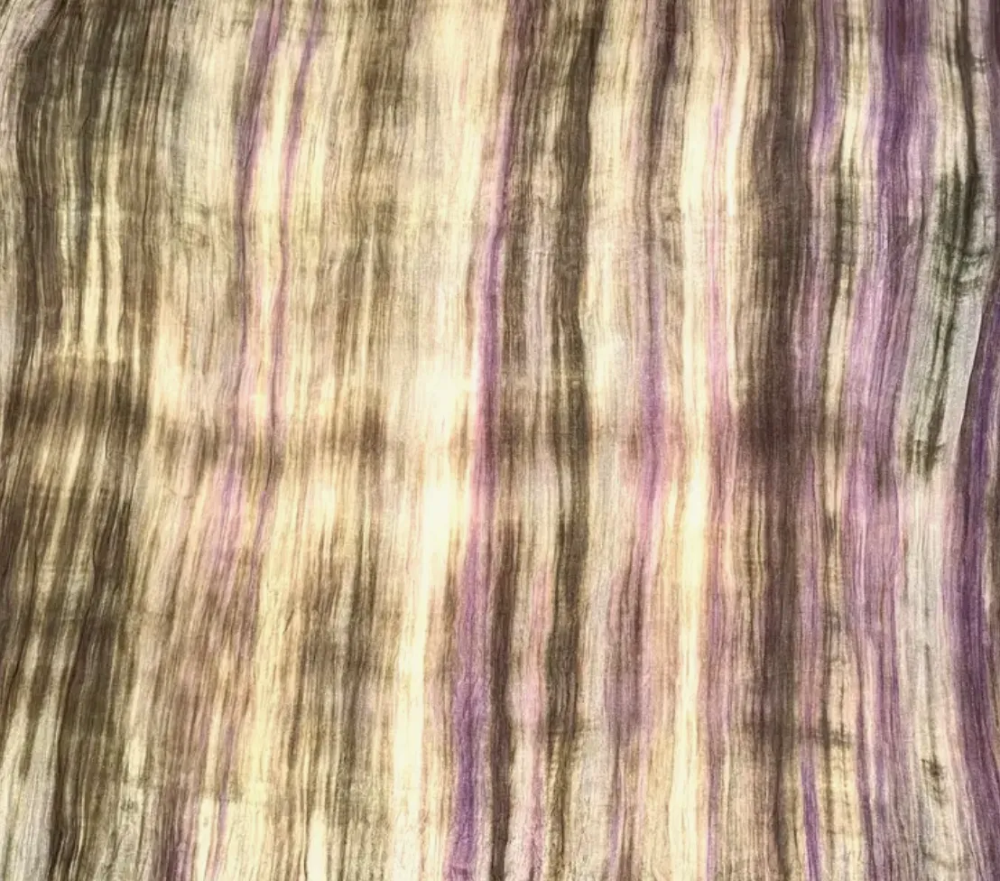 Watercolor Scarf - Olive & Pale Lavender