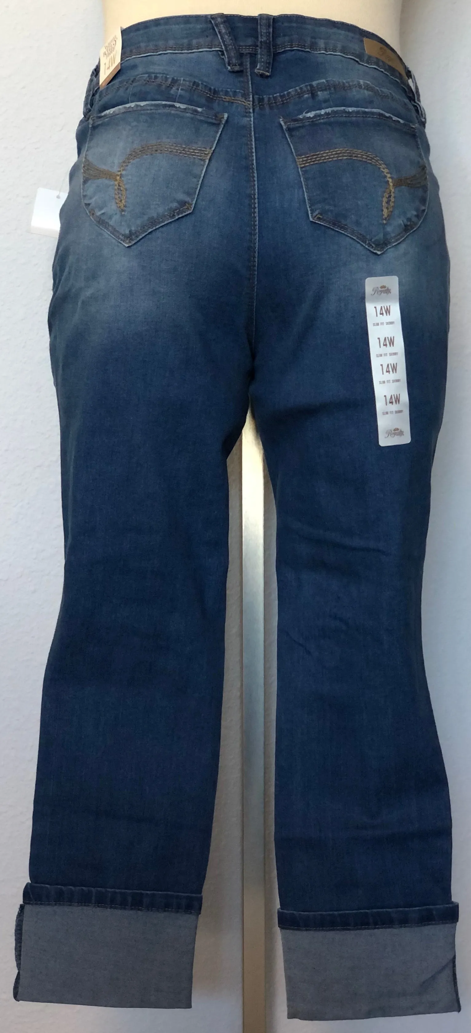 WBB MEGA CUFF ANKLET JEANS