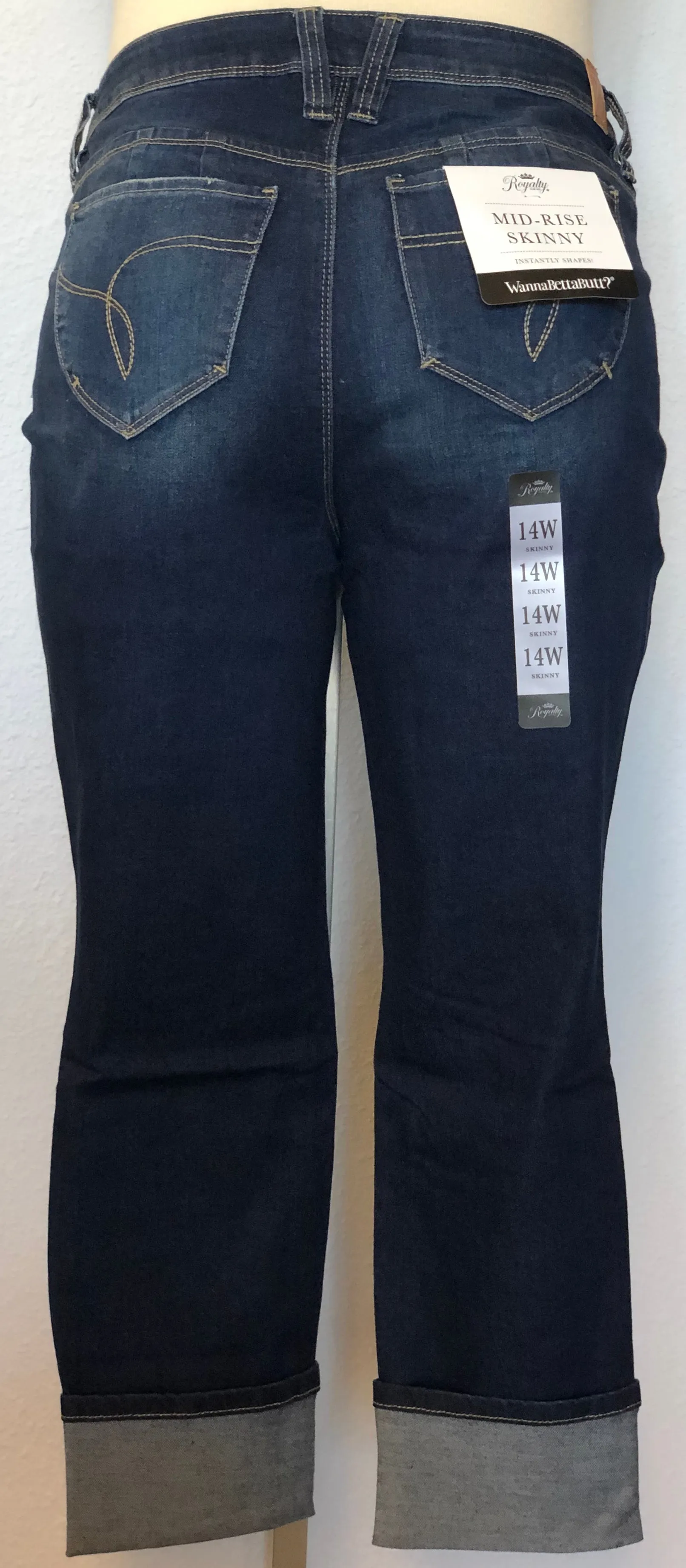 WBB MEGA CUFF ANKLET JEANS