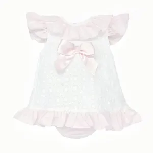 Wee Me Pink Open Back Dress