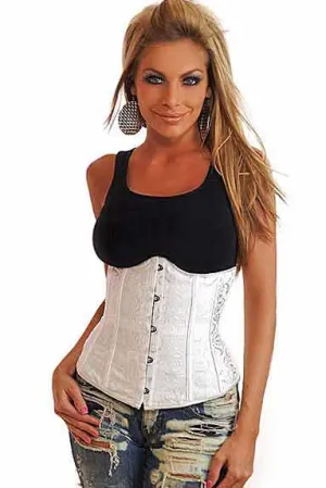 White Underbust Corset