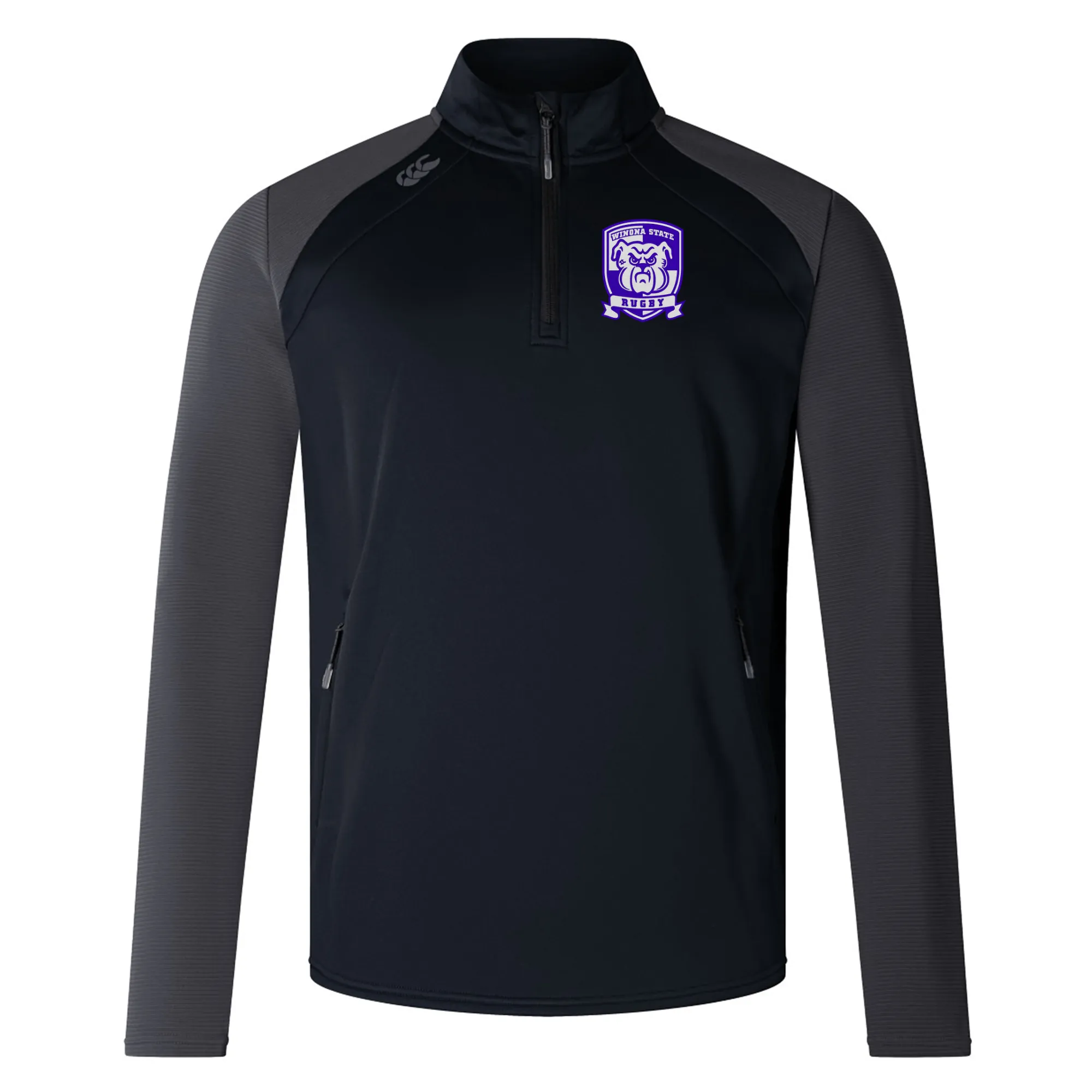 Winona State University Elite 1/4 Zip Top by Canterbury