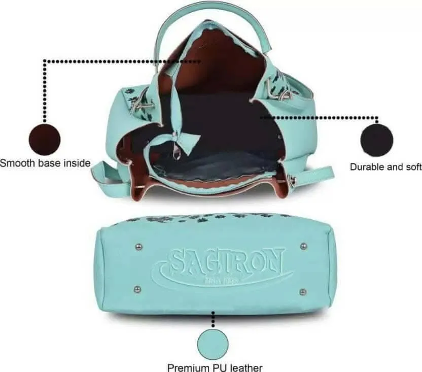 Women Blue Handbag