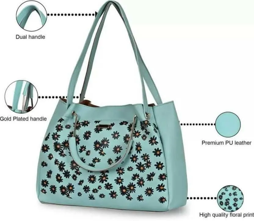 Women Blue Handbag
