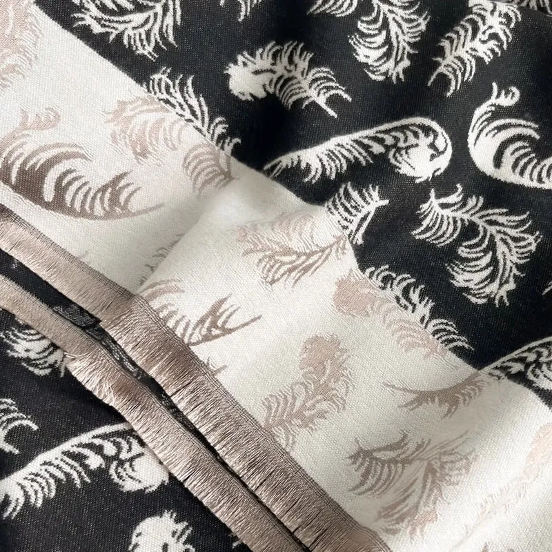 Women Scarf Warm British Style Thicken