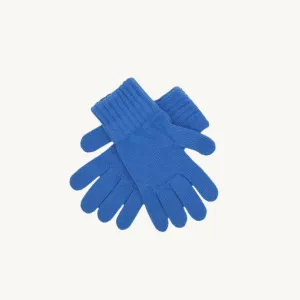 Womens 100% Cashmere Gloves - Isfahan Blue