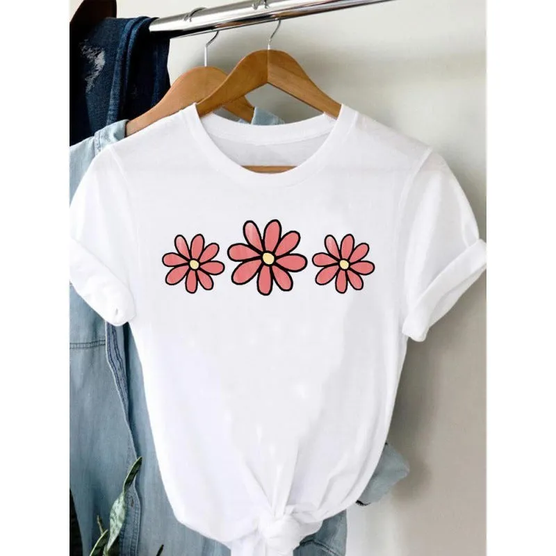 Women's Plus Size Short-sleeved T-shirt