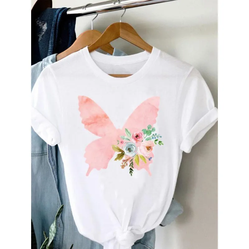Women's Plus Size Short-sleeved T-shirt