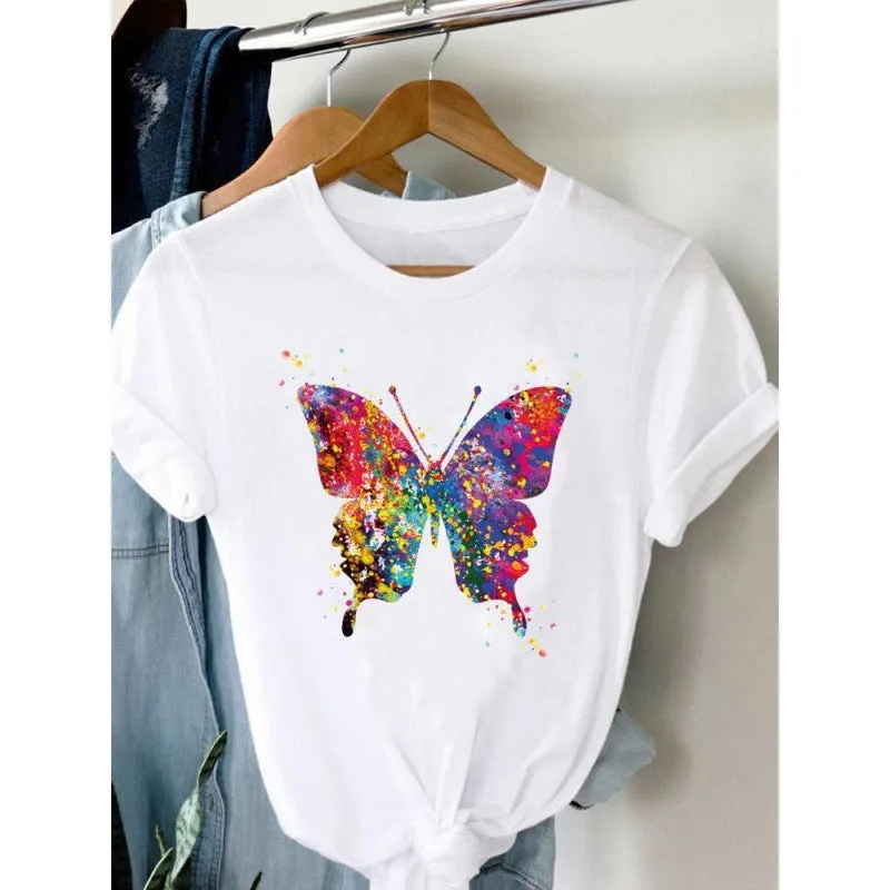 Women's Plus Size Short-sleeved T-shirt
