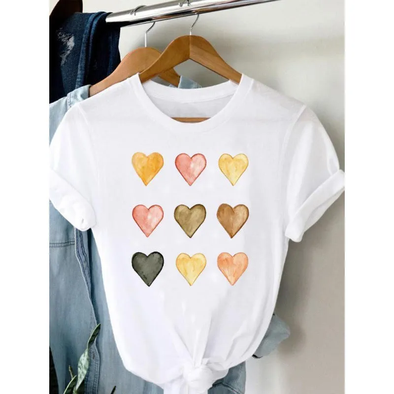 Women's Plus Size Short-sleeved T-shirt