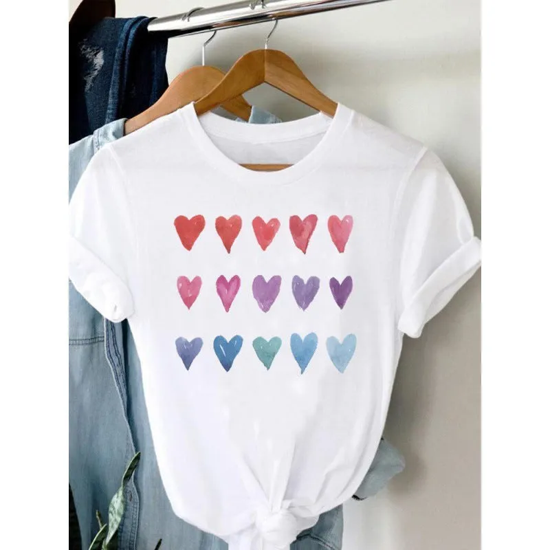 Women's Plus Size Short-sleeved T-shirt