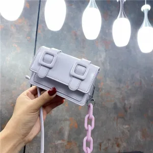 Women's Versatile Mini Fashion Cambridge Thick Chain Bags