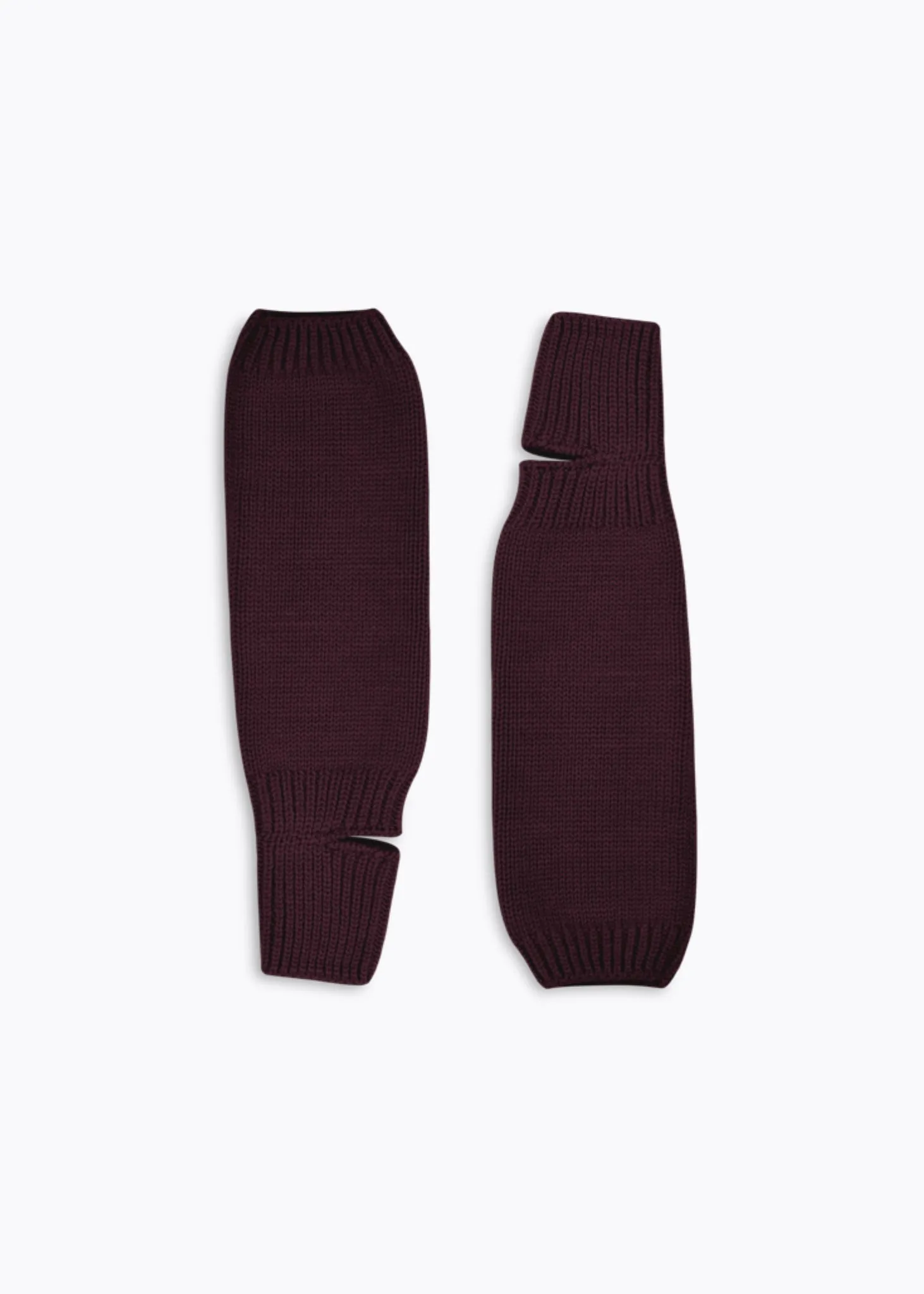 Wool Plum Mitts