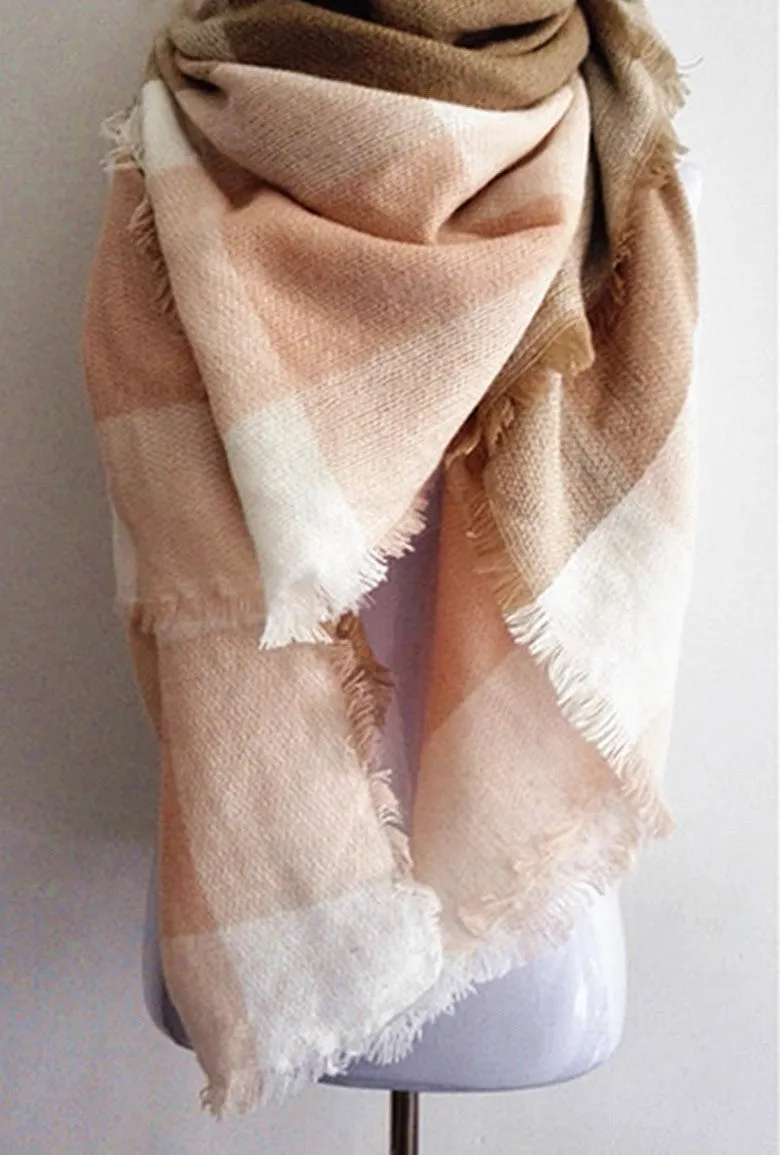 za winter scarf Tartan Scarf women desigual Plaid Scarf cuadros er Unisex Acrylic Basic Shawls warm bufandas
