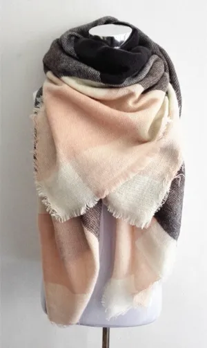 za winter scarf Tartan Scarf women desigual Plaid Scarf cuadros er Unisex Acrylic Basic Shawls warm bufandas